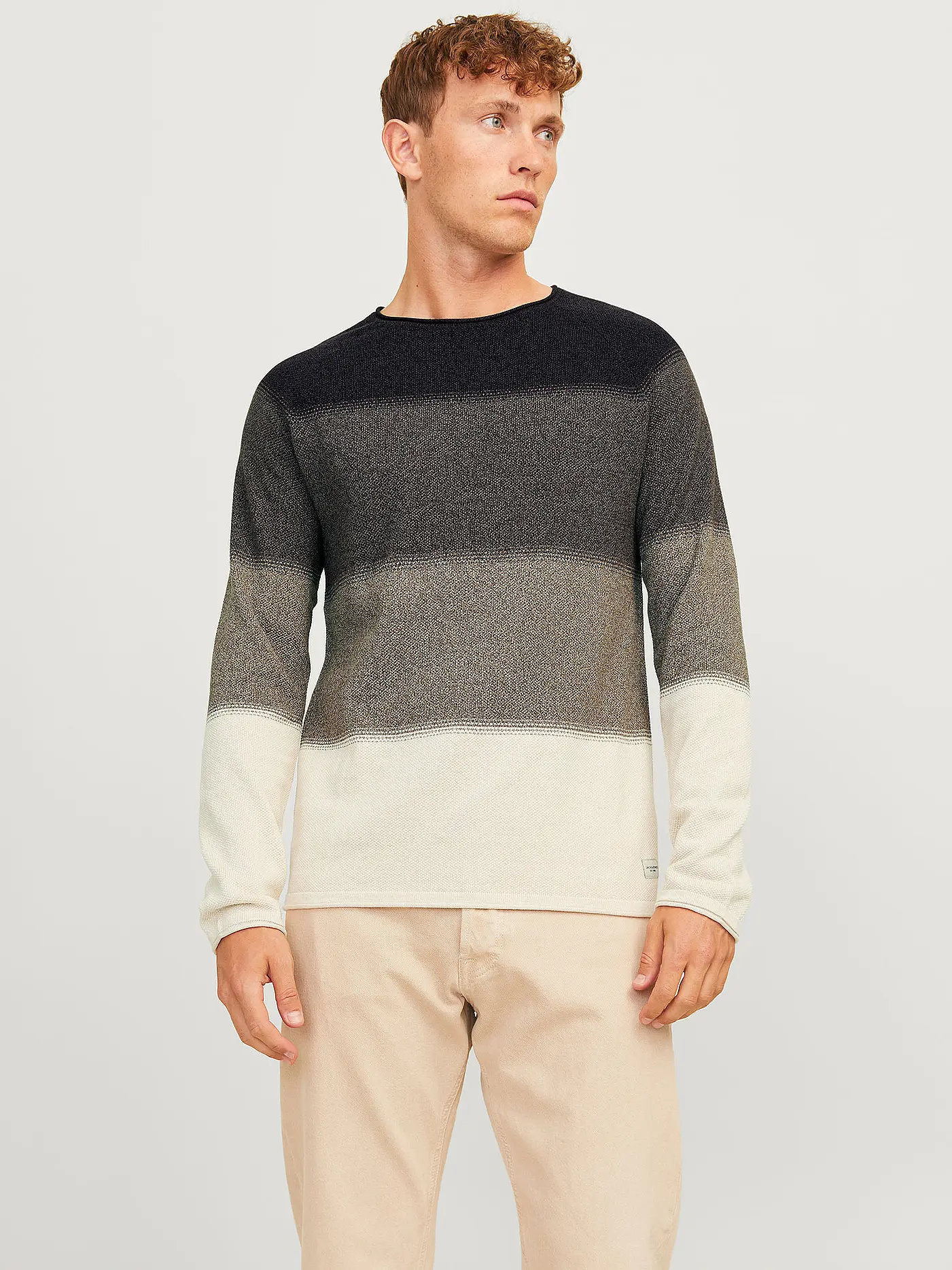 JACK & JONES | Pullover JJEHILL | beige